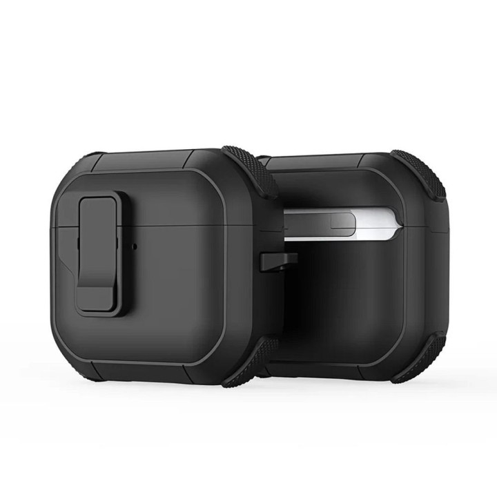 Чехол для наушников Dux Ducis PECP для AirPods 4 защитный TPU+PC черный