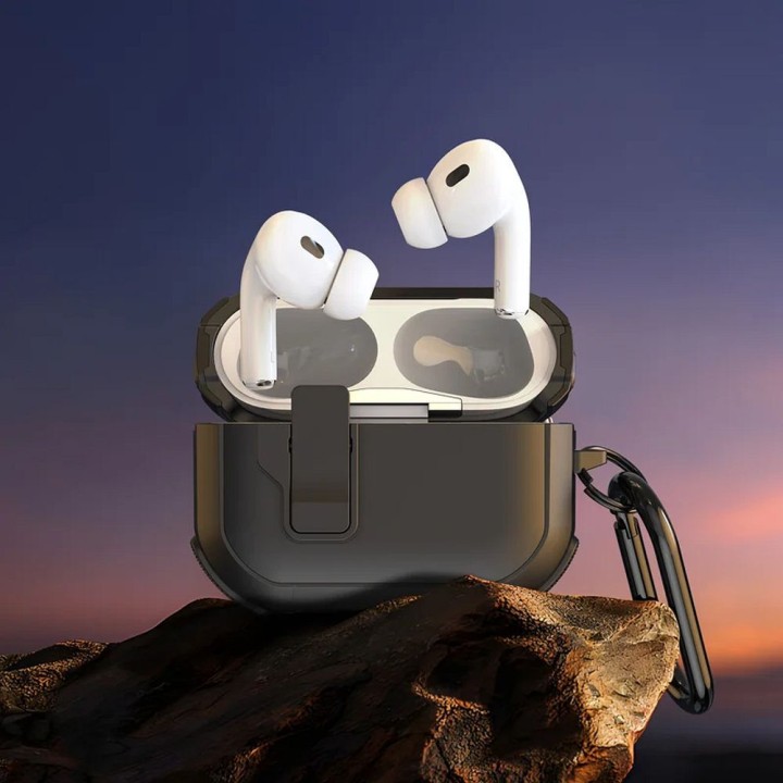 Earbuds case Dux Ducis PECP for AirPods 4 protective TPU+PC black