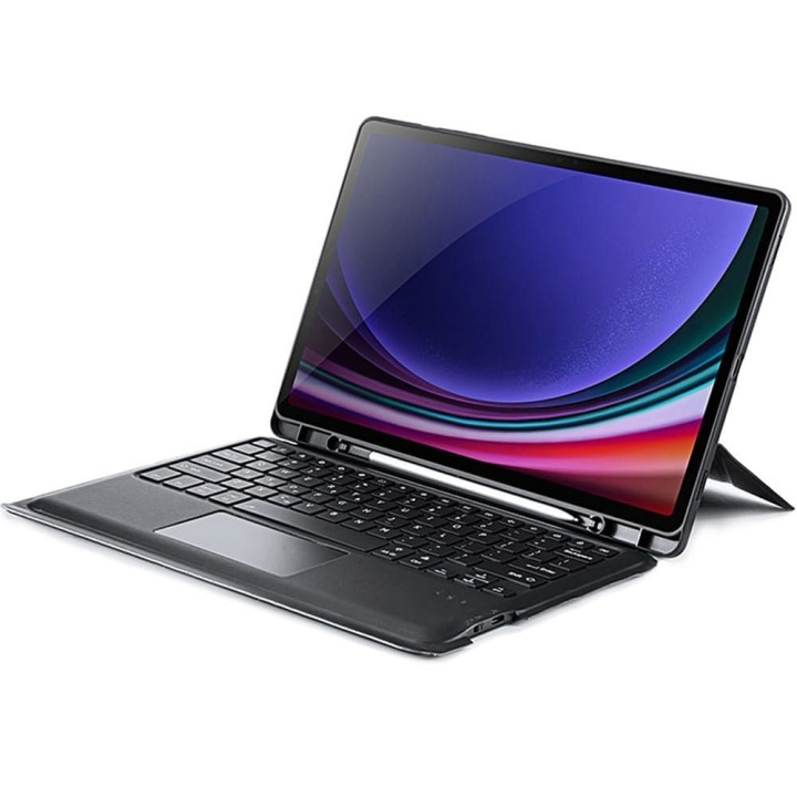 DUX DUCIS чехол DK складные с клавиатурой беспроводную для SAMSUNG Tab S10 Plus/S9 Plus/S9 FE Plus черный