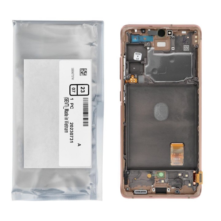 ServicePack LCD display SAMSUNG S20 FE 4G/5G G780F/G781F GH82-24219F orange
