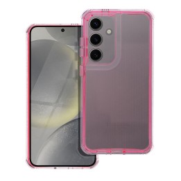 Etui na Samsung A56 5G Matrix Clear pudrowy róż