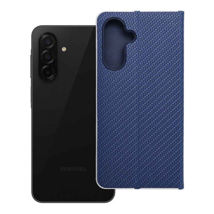 Flip case for Samsung A26 5G Luna Book Carbon blue
