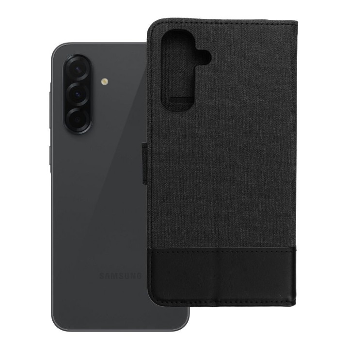 Flip case for Samsung A26 5G Gomma Book black
