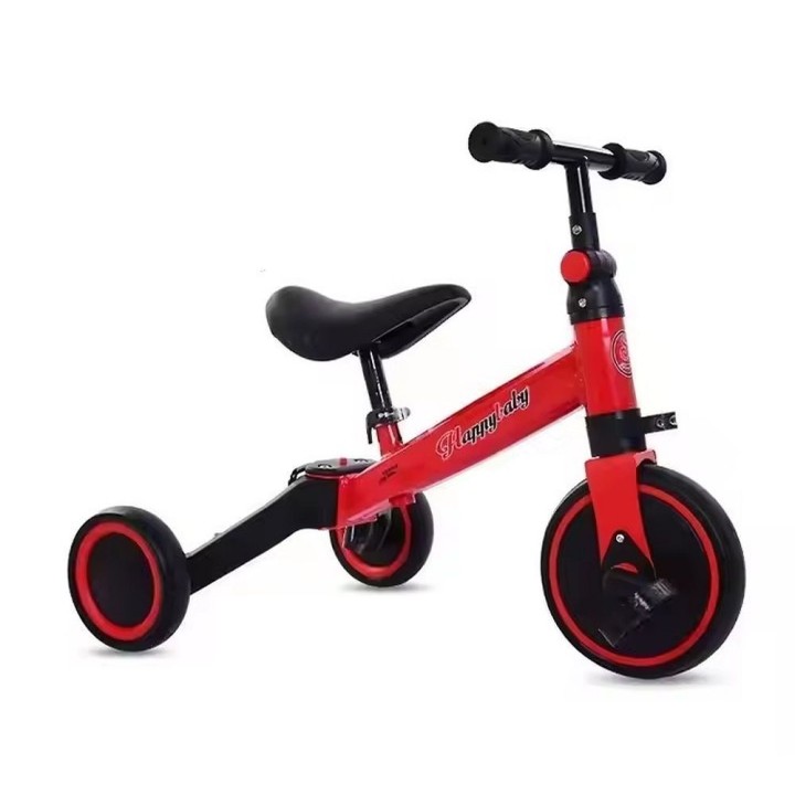 Multifunctional tricycle for kids red