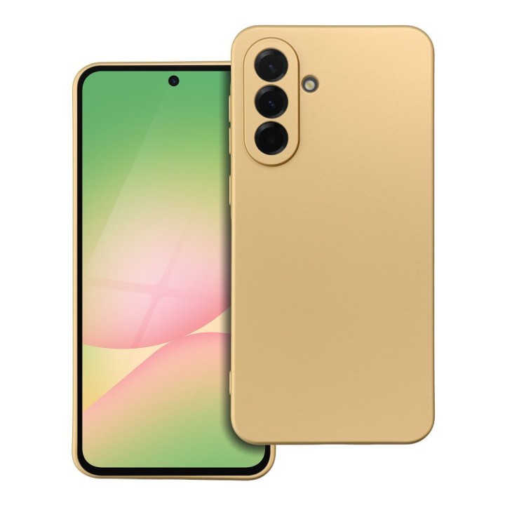 Чехол для Samsung A56 5G Metallic золотой