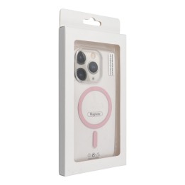 Чохол для iPhone 14 Drop Glue Colorful Ring Mag Cover сумісний з MagSafe рожевий