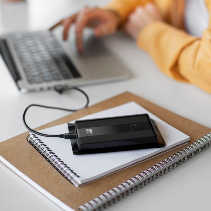 Повербанк Forcell F-Energy Energo P10K2 QC3.0 PD 3A 22,5W 10000 mAh черный 0INT
