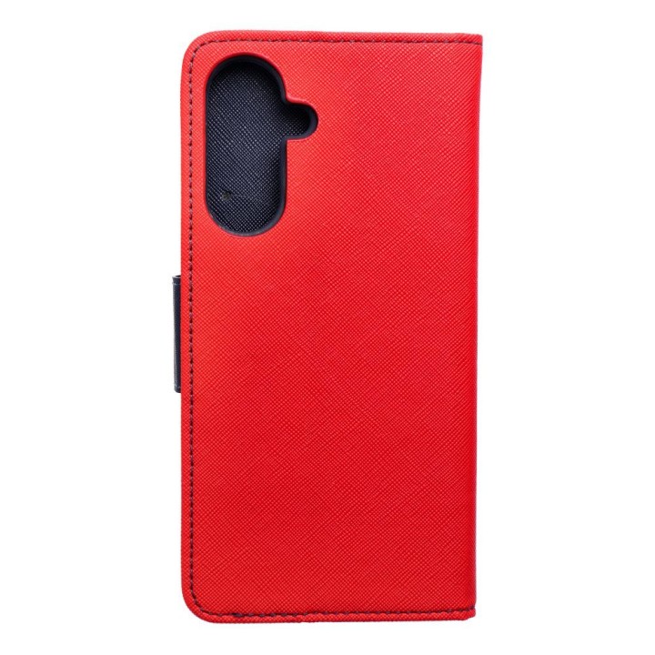 Flip case for Samsung A56 Fancy Book red-navy blue