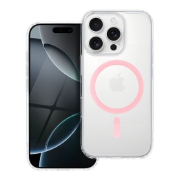 Case for iPhone 15 Drop Glue Colorful Ring Mag Cover MagSafe compatible pink