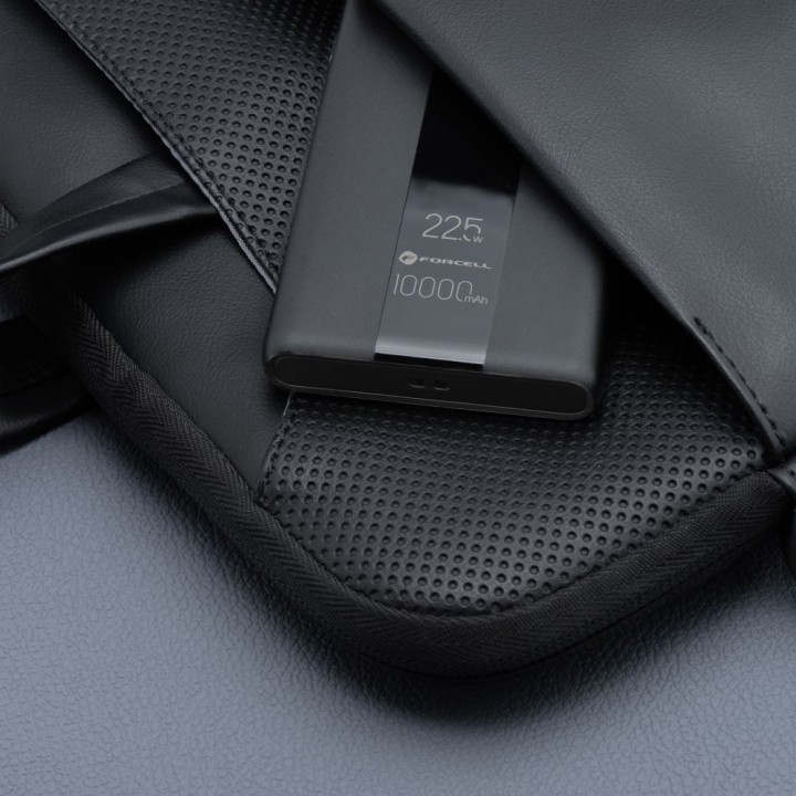 Повербанк Forcell F-Energy Energo P10K2 QC3.0 PD 3A 22,5W 10000 mAh чорний 0INT