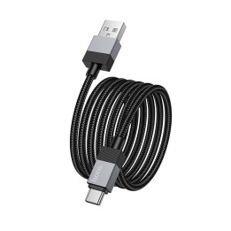 Kabel USB A do USB C Hoco 3A 1 m X110 czarny