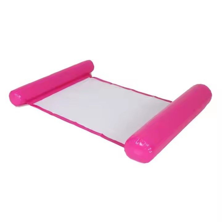 Inflatable swimming mattress red