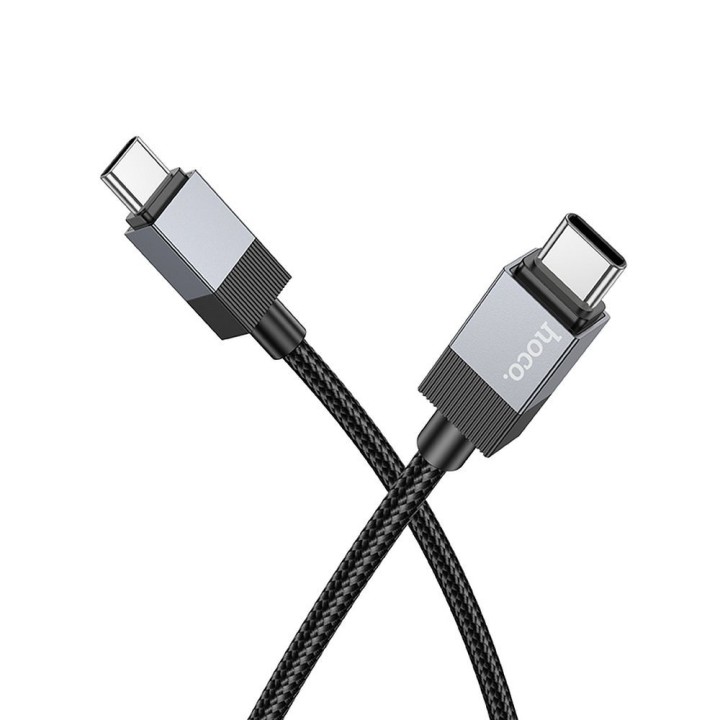 USB-C to USB-C cable Hoco 3A 60W 1 m X110 black