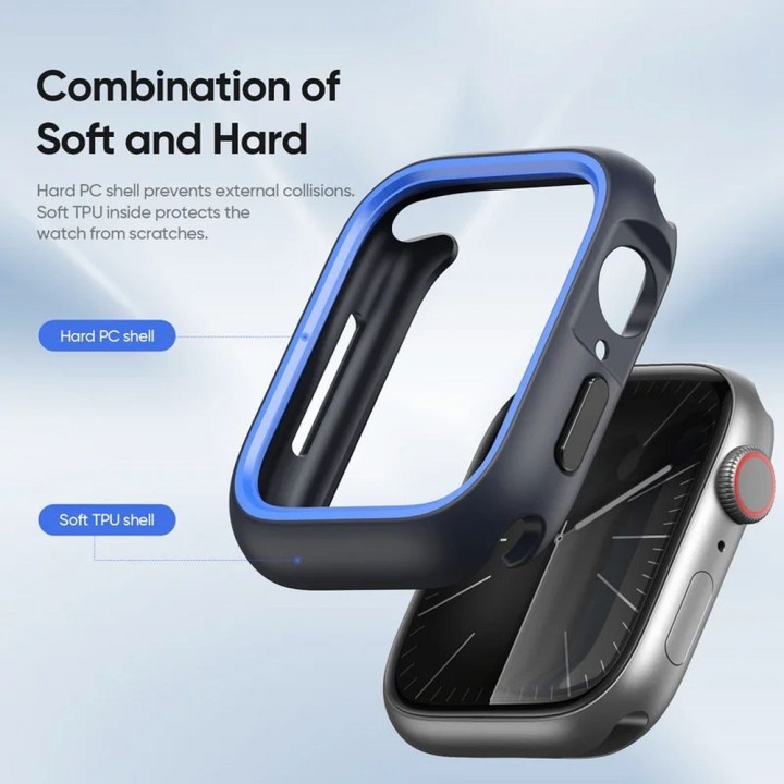 DUX DUCIS чохол BAMO для Apple Watch серії 10 42 mm чорно-синій