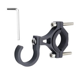 Shopping bag hook holder for bike / scooter aluminium FS366-004 black