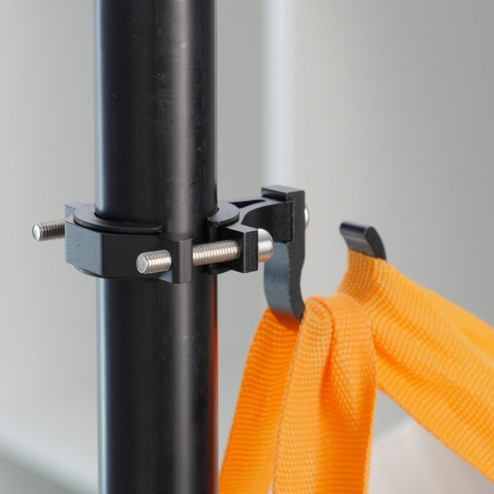 Shopping bag hook holder for bike / scooter aluminium FS366-004 black