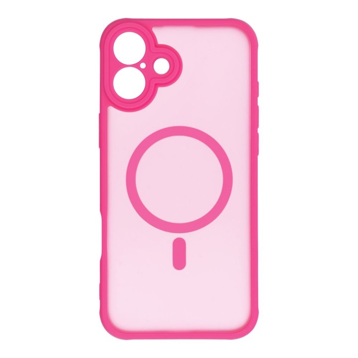Case for iPhone 15 Full Matte Mag Cover MagSafe compatible pink