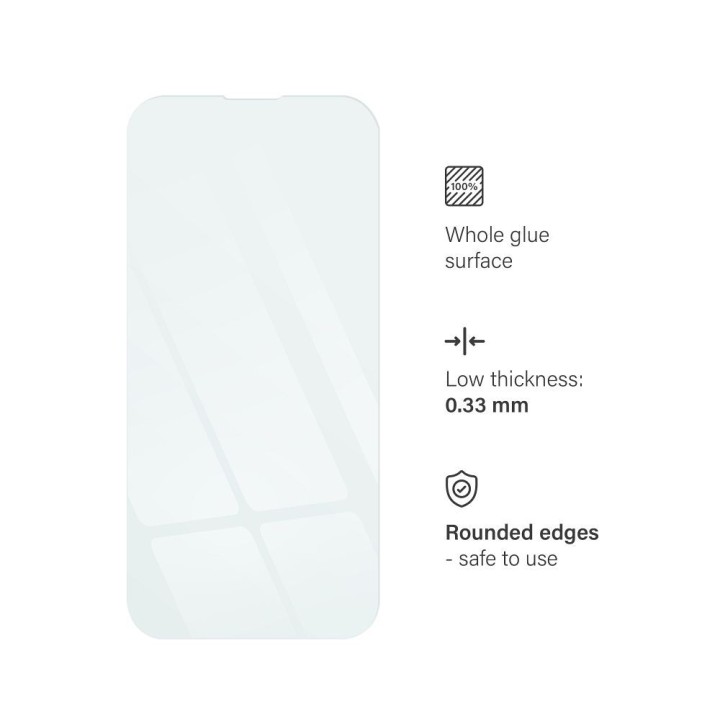 Tempered glass for iPhone 15 PLUS / 16 PLUS Blue Star
