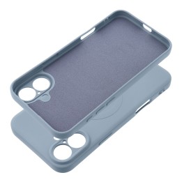 Case for iPhone 16e (SE 4 2025) / 17e Silicone Mag Cover MagSafe compatible (camera protection) light blue