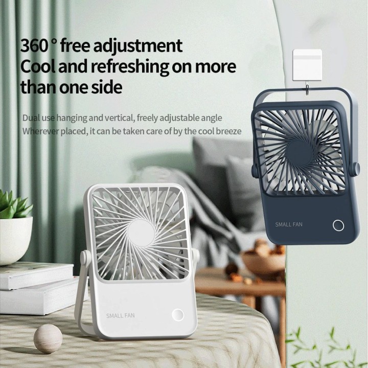 Desktop fan with adjustable stand HX-122 white