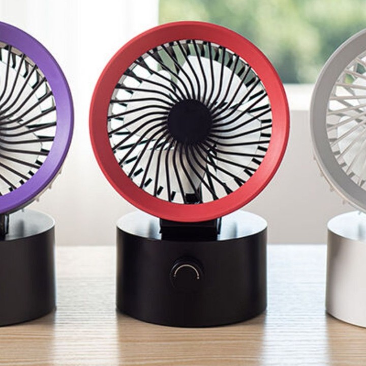 Desktop fan USB-powered A LLD-F87U black