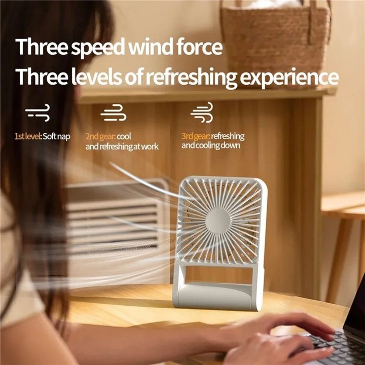 Desktop fan HX-123 dark blue