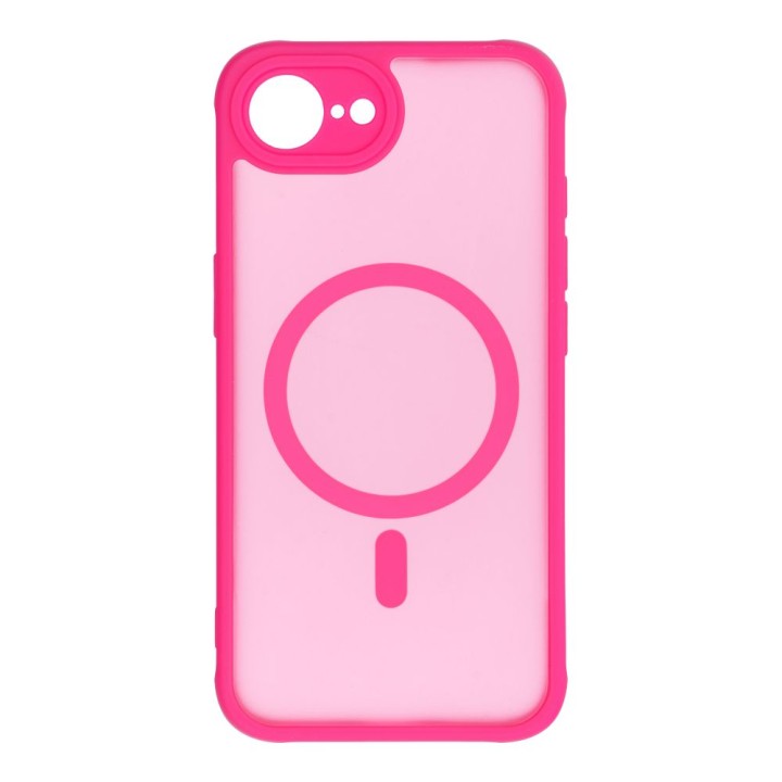 Case for iPhone 16e (SE 4 2025) / 17e Full Matte Mag Cover MagSafe compatible pink