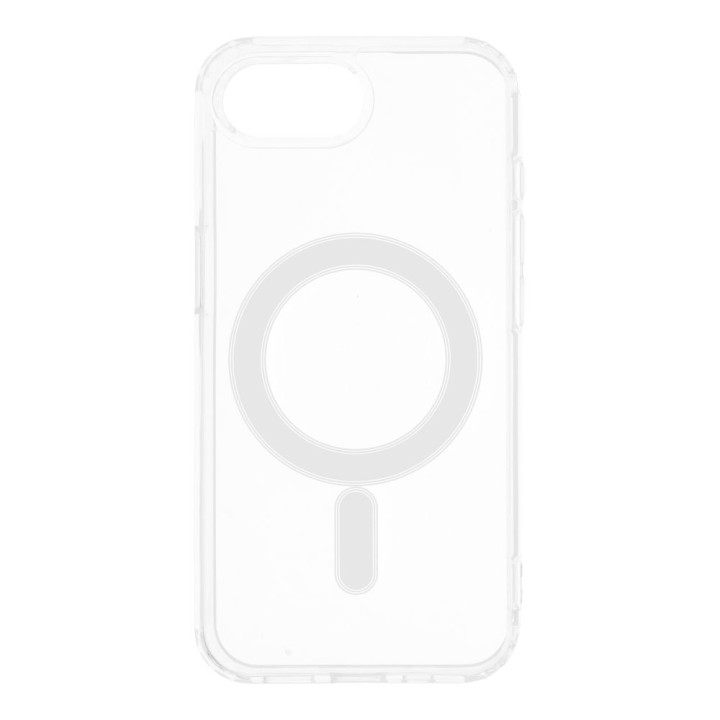 Case for iPhone 16e (SE 4 2025) / 17e Clear Mag Cover (Str) MagSafe compatible transparent