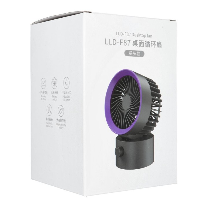 Настольный вентилятор LLD-F87R белый