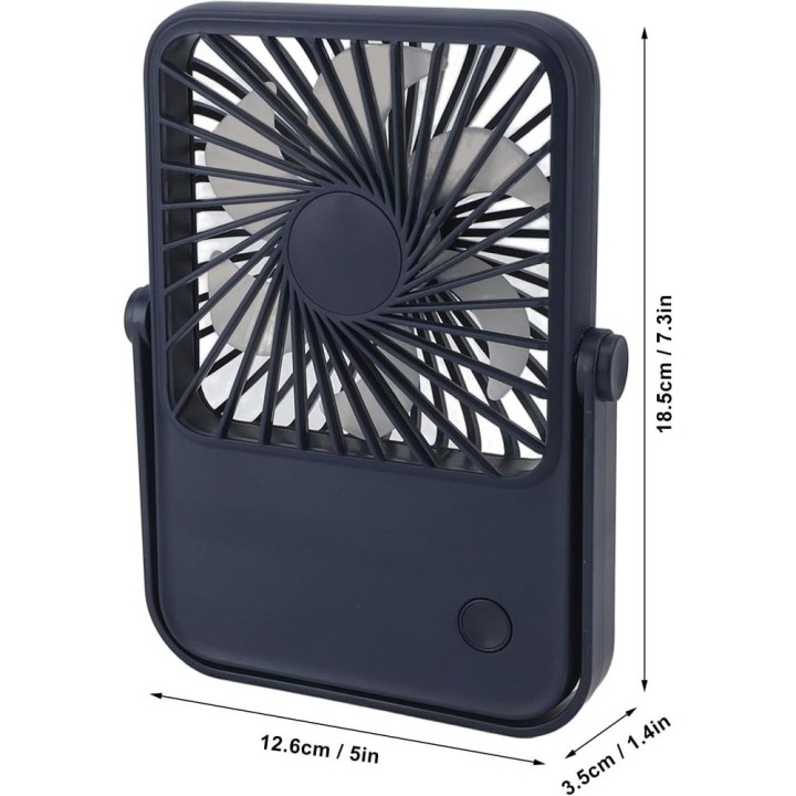 Desktop fan with adjustable stand HX-122 dark blue