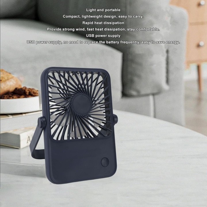 Desktop fan with adjustable stand HX-122 dark blue
