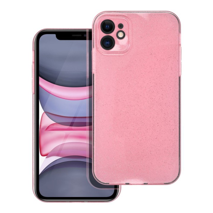 Etui na iPhone 11 Clear Case 2 mm Blink różowe