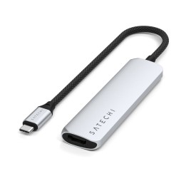 SATECHI adapter HUB 4-in-1 type C ST-P4SS silver