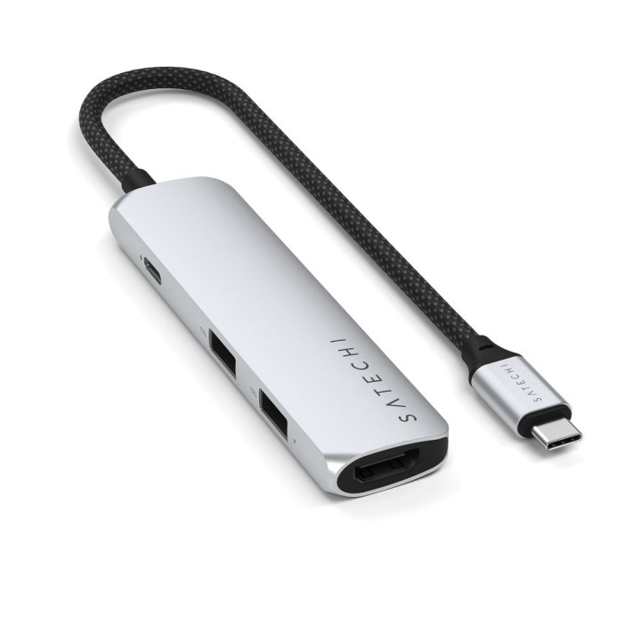 SATECHI adapter HUB 4-in-1 type C ST-P4SS silver