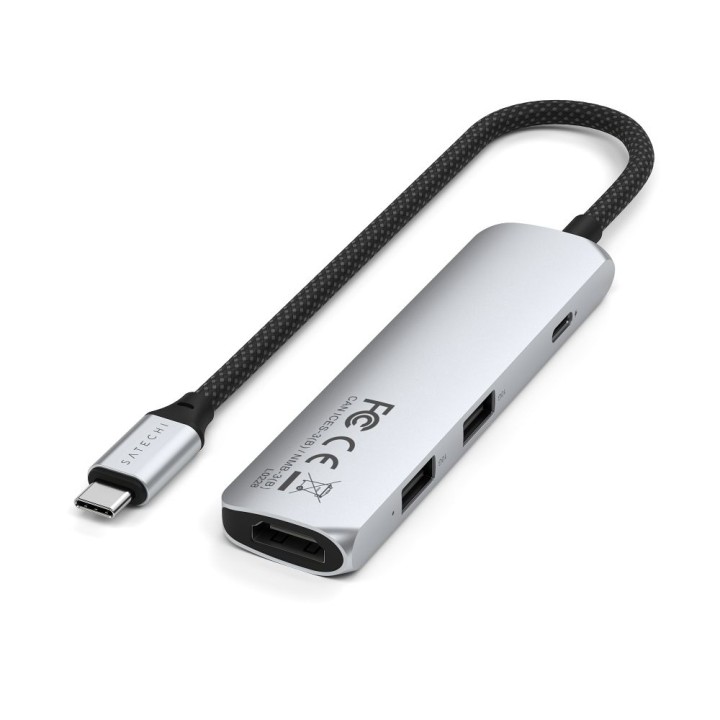 SATECHI adapter HUB 4-in-1 type C ST-P4SS silver