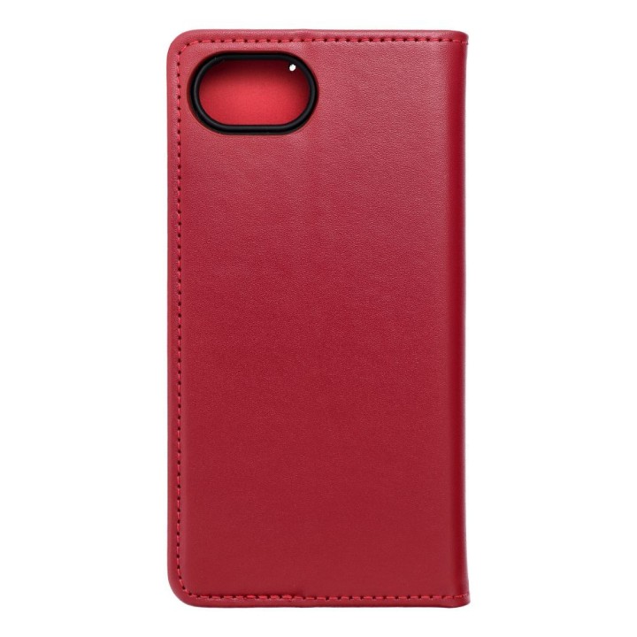 Flip case for iPhone 16e (SE 4 2025) Smart Pro Book leather maroon