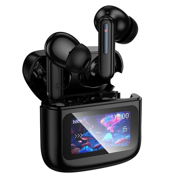 Wireless in-ear headphones Hoco with touch screen TWS EQ14 black