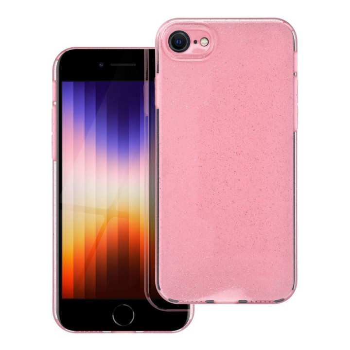 Чехол для iPhone 7 / 8 / SE 2020/ SE 2022 Clear Case 2 mm Blink розовый