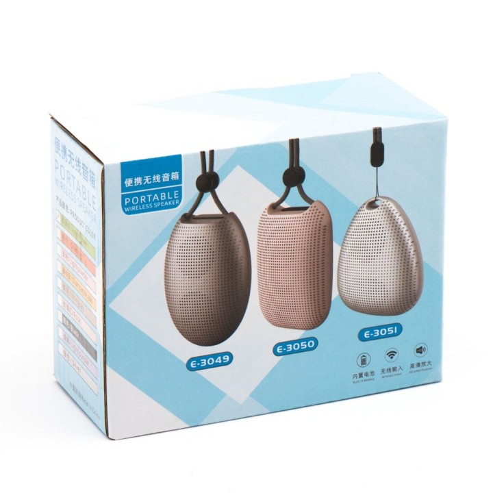 Głośnik bezprzewodowy E-3049 3W 500mah srebrny
