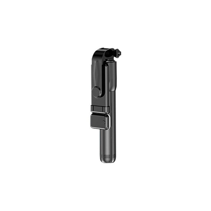 Selfie holder with wireless remote control tripod R1S black