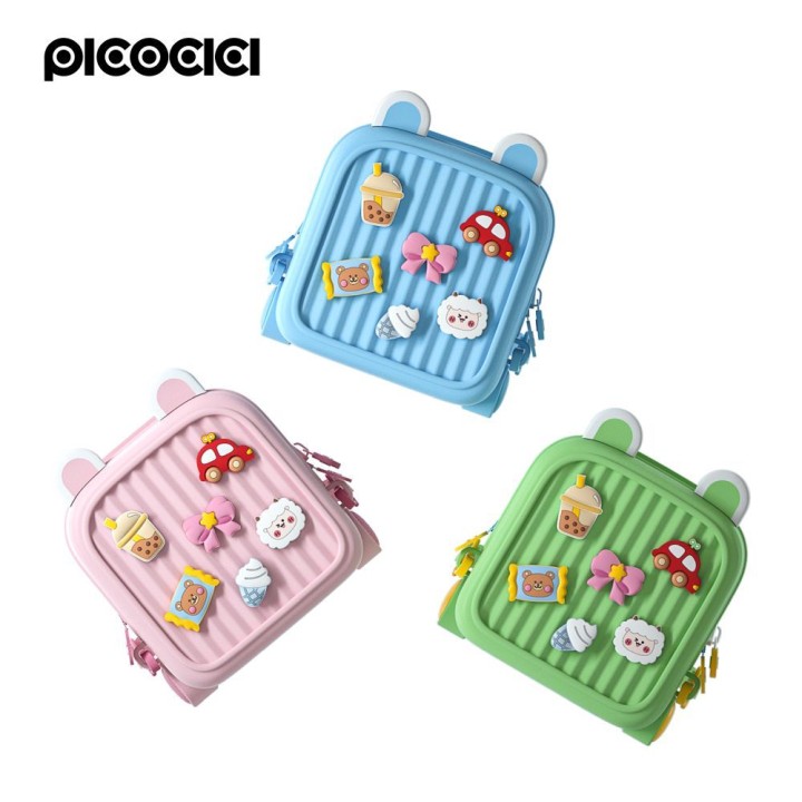 Backpack for kids Picocici small travel K32 green