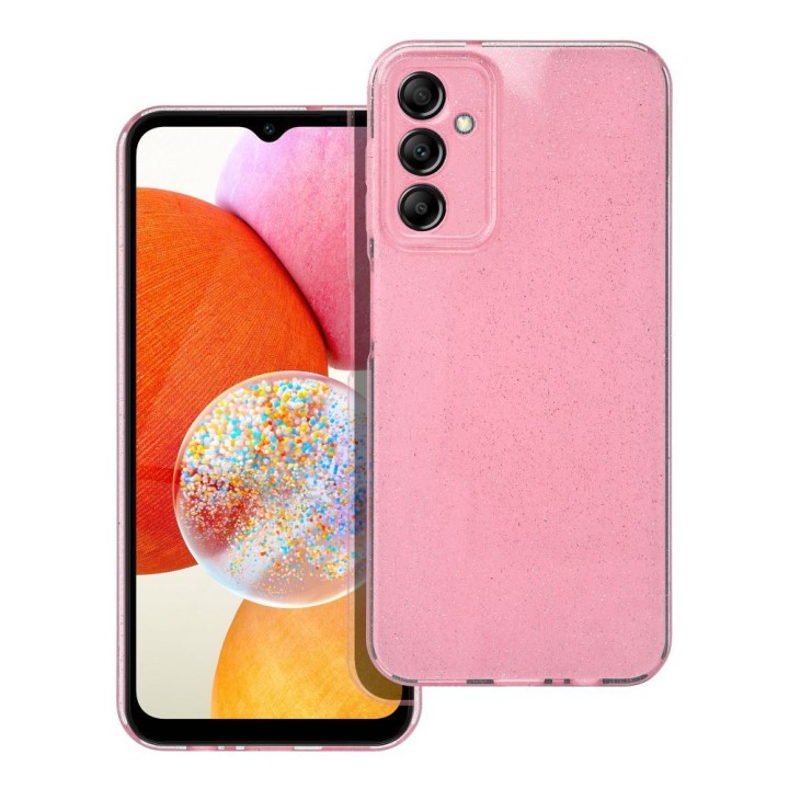 Чехол для Samsung A14 5G / A14 4G Clear Case 2 mm Blink розовый