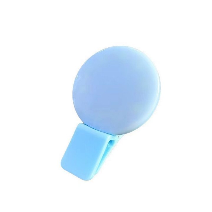 Лампа LED Ring для селфи для телефона MINI Q синяя