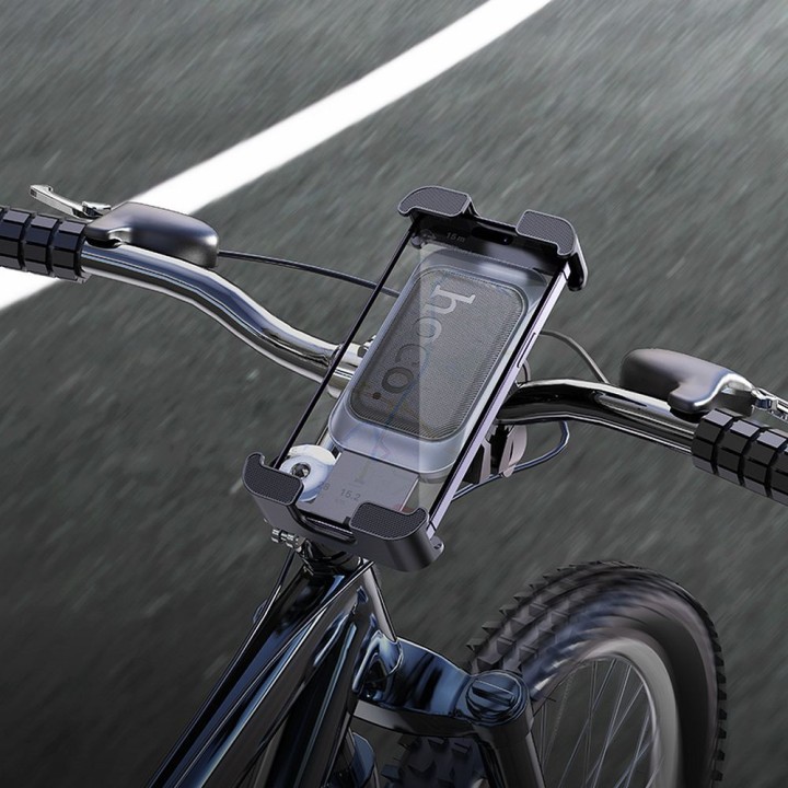 Phone holder for bike / motorcycle Hoco for handlebars H82 black-grey
