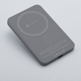 Повербанк совместимый с MagSafe Forcell F-Energy SuperSlim F5K8 QC4.0 PD3.0 15W 5000 mAh серый 0INT
