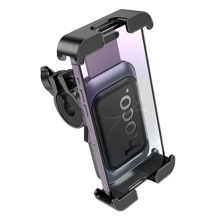 Phone holder for bike / motorcycle Hoco for handlebars H82 black-grey
