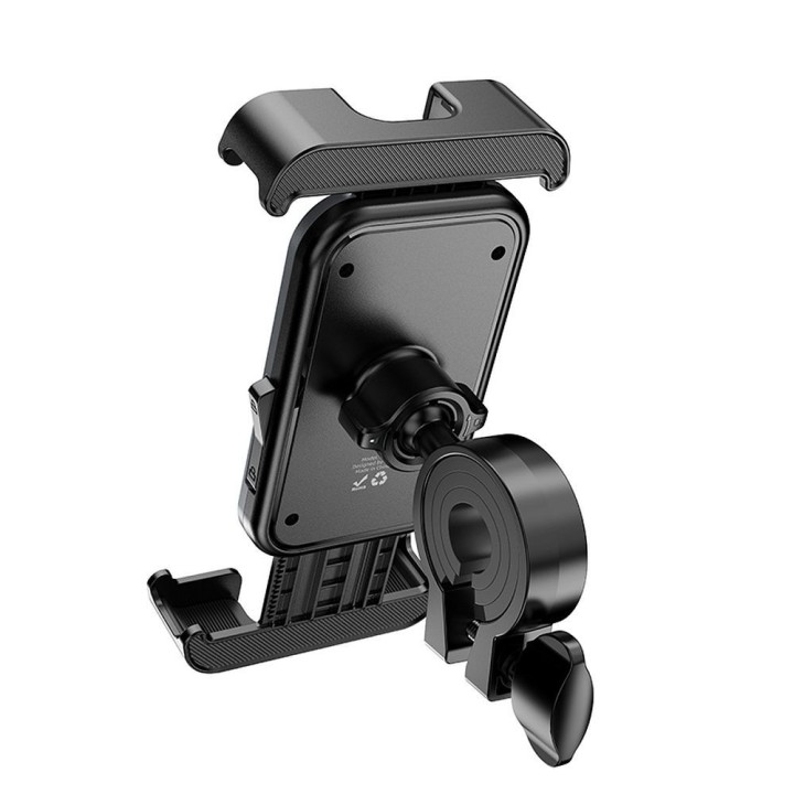 Phone holder for bike / motorcycle Hoco for handlebars H82 black-grey