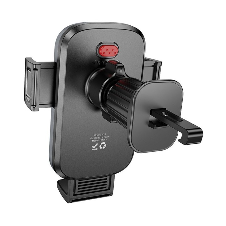 Universal car phone holder Hoco for the air vent H78 black-grey
