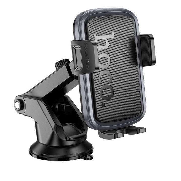 Universal car phone holder Hoco for windscreen / dashboard H79 black-grey