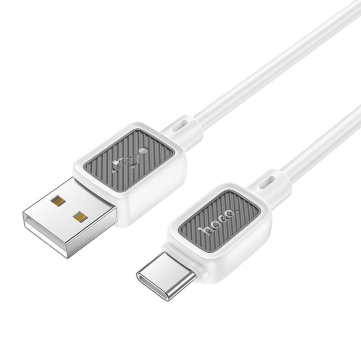USB-A to USB-C cable Hoco 3A 1 m X108 white